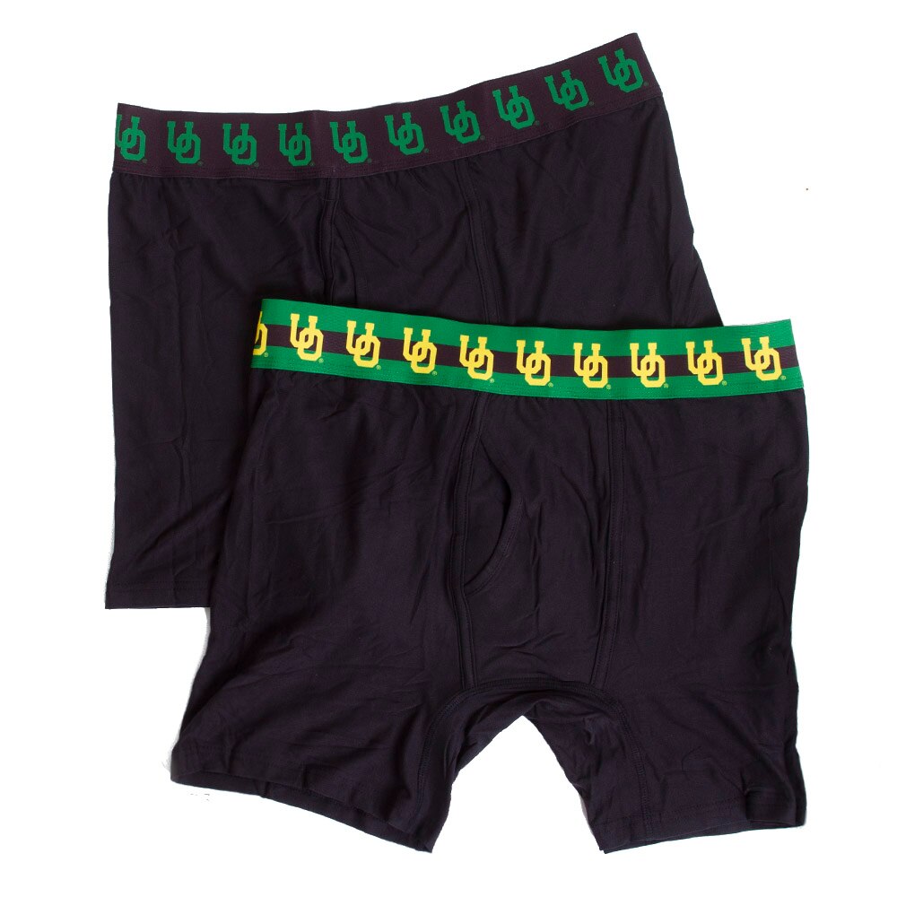 Black & Green Concept Sports Poly Spandex Sublimated Two Pack w Green Interlock UO Boxers